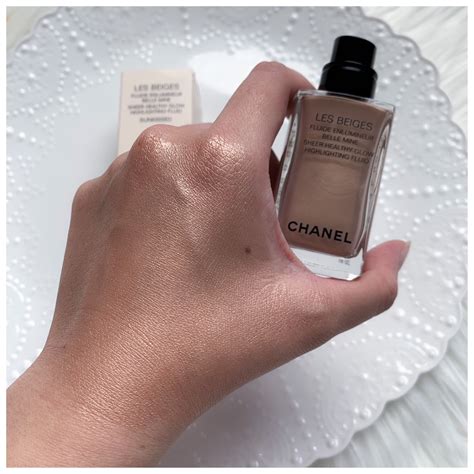 chanel sunkissed highlighting fluid|LES BEIGES Sheer healthy glow highlighting fluid Sunkissed.